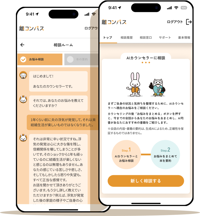 離コンパスアプリimage